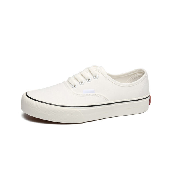 Canvas Shoes Low Top Fashion Classic Slip on Canvas Sneakers Lace-up Walking Shoes Tennis Shoes-vt123