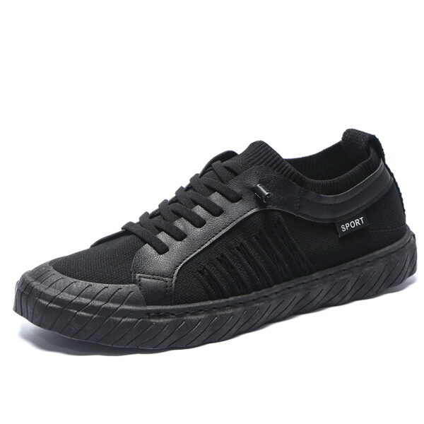 Breathable Casual Canvas Shoes,Lace Up Sneakers Casual Running Shoes,Non-Slip Low-Top Outdoor Sports Shoes-dck713