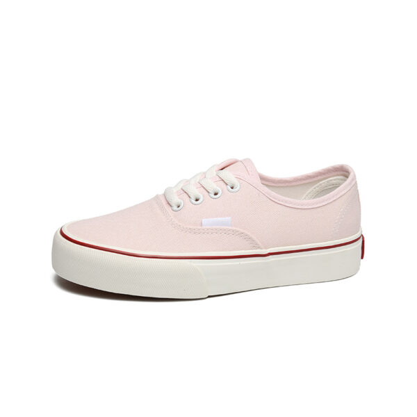 Shoes Low Top Fashion Classic Slip on Canvas Sneakers Lace-up Walking Shoes Tennis Shoes-vt123