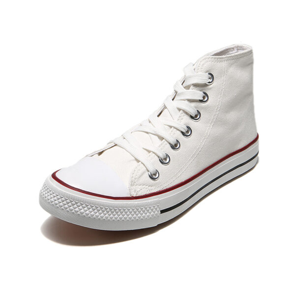 Canvas Sneakers High Lace Up Casual Walking Shoes-6638